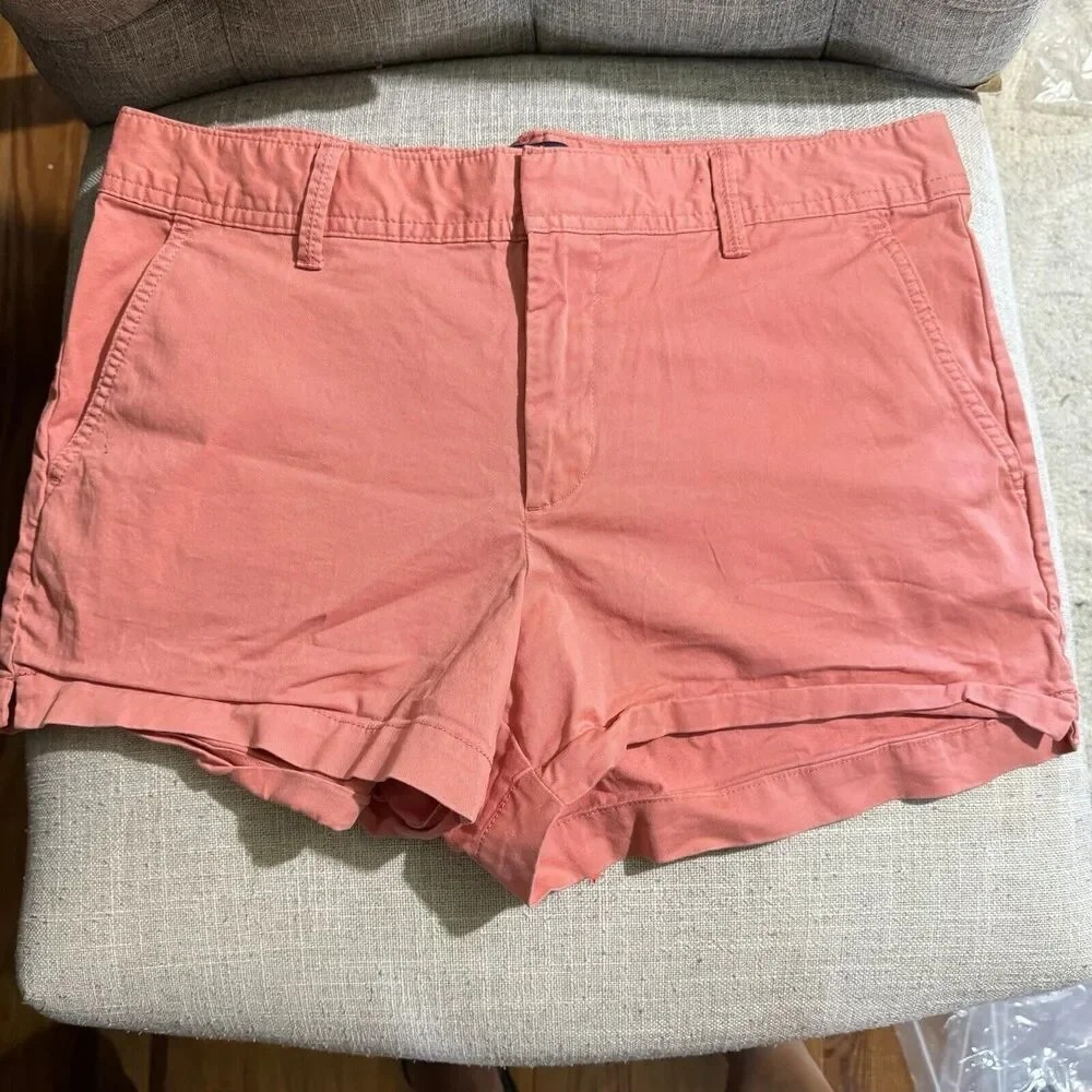 Gap Women's SZ 10 3" Clean‎ Shorts Camellia Orange